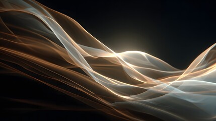 abstract background with glowing lines