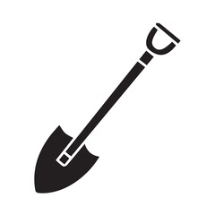 shovel vector illustration