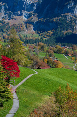 Beautiful village of Grindelwald, Switzerland