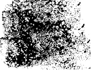 Distressed overlay texture with grunge dust and grain effect on a white background. Perfect for adding a vintage, worn, or aged look to posters, photos, and graphic design projects.