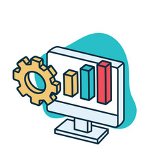 Hand Drawn Data Processing and Optimization Icon
