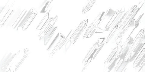 Abstract white and gray textured background with diagonal streaks of light and shadow, resembling distorted glass or water ripples for a clean and modern design element