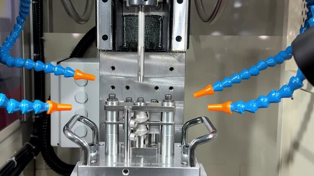 Close up honing machine for polishing the inner surface of a workpiece hole to achieve smoothness and high precision.