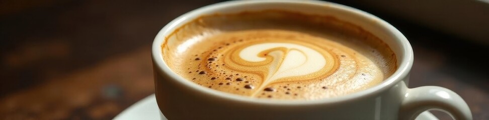 Close-up of coffee with blended butter and oil , metabolic health, beverage, natural