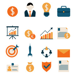 Business and Finance Icon Set