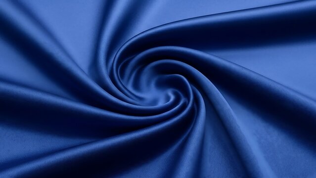 Swirling Blue Fabric - A Captivating Texture and Color.