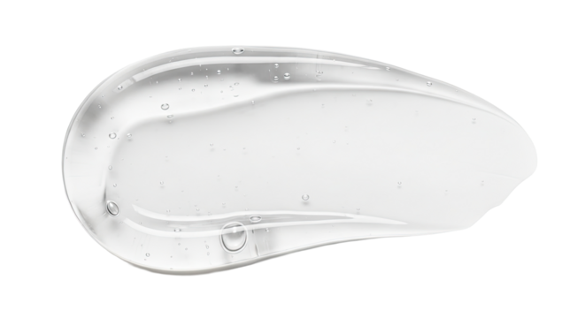 Ultra clean gel smear close up minimal highlights