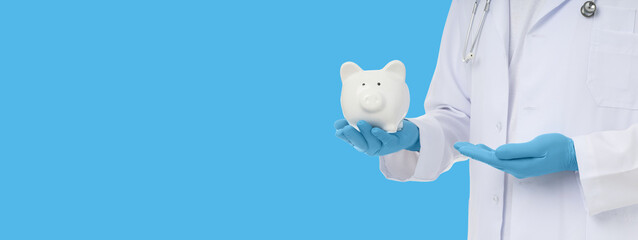 Healthcare professional promotes saving for medical expenses