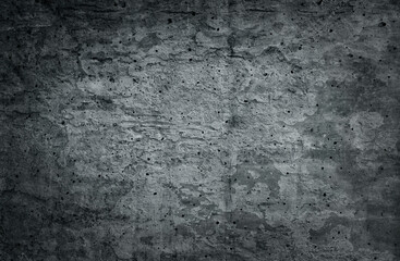 Obraz premium Monochrome abstract grunge old concrete wall background.