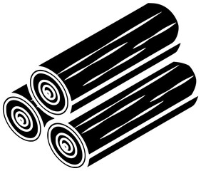 firewood illustration pile silhouette forest logo natural icon energy outline wood timber winter wooden fire brown log nature fuel shape nobody vector graphic background