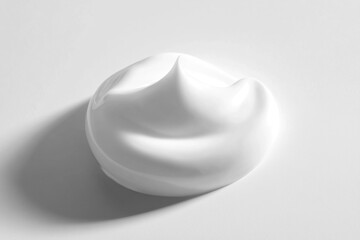 Skincare cream moisturizer cosmetic beauty texture on clean white background for hydration treatment and wellness concept.