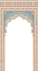 Obraz premium Traditional Indian Palace Archway Frame