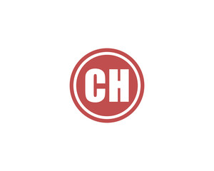 CH logo design. CH