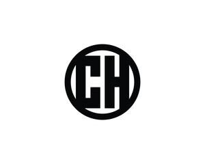 CH logo design. CH