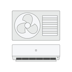 illustration of air conditioning units