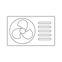 illustration of air conditioning unit