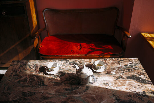 teatime break for two people