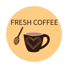 Coffee Pot And A Cup Illustration Thumbnail Jug Vector