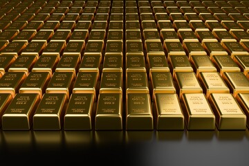 close up of gold bars