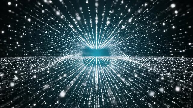 Close up of teal toned background with white dots, representing innovation and clarity, perfect for depicting themes of progress, modernity, and forward thinking in 4K UHD.