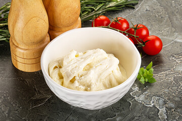 Italian delicous stracciatella cheese