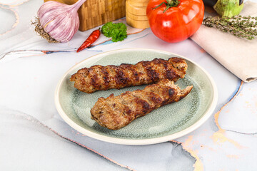 Beef kebab minced meat shashlik