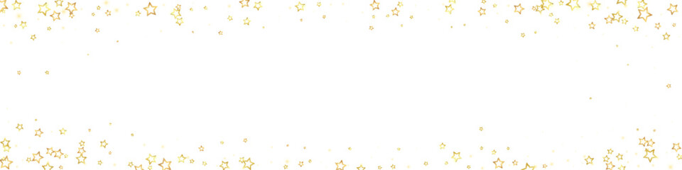 Naklejka premium Twinkle stars scattered around randomly, flying,