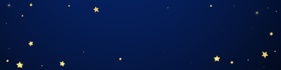 Fototapeta premium Magic stars vector overlay. Gold stars scattered