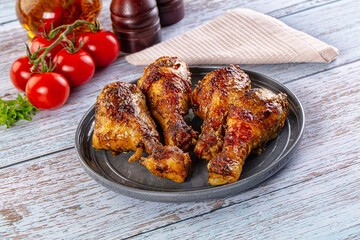 Baked chicken drumsticks with spices