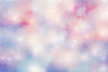 Fototapeta premium New year fireworks shape pattern bokeh effect background backgrounds illuminated celebration.