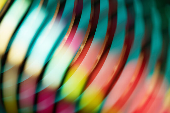 Colorful abstract spiral network with technology and gradient design