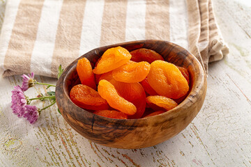 Sweet dry aprocot fruit heap