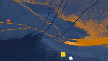 Abstract illustration of hands reaching to connect expressing solidarity