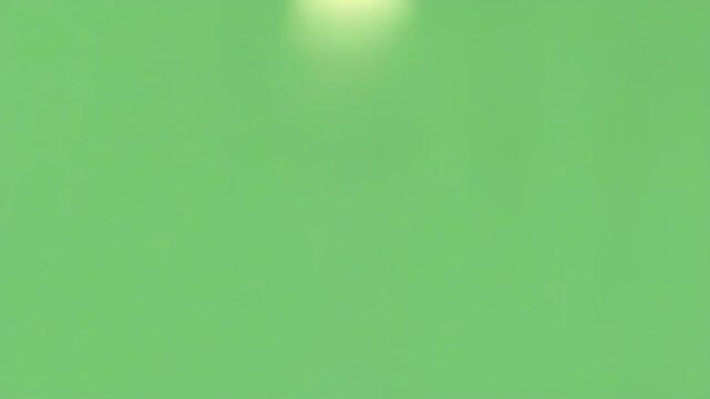 Projectile on green screen background