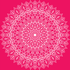 Decorative Mandala Pattern Art | Abstract Floral Geometry Ornament | Sacred Boho Symmetry Vector | Spiritual Decorative Artwork for Meditation and Interior Design