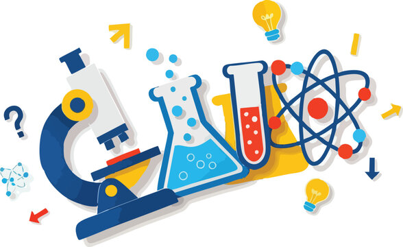 Microscope And Scientific Equipment For Laboratory Research And Education