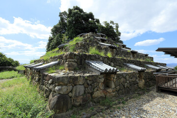 奈良市にある土製の塔「頭塔」
