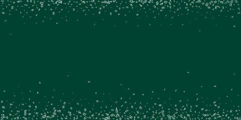 Concept of school background. White chalk numbers