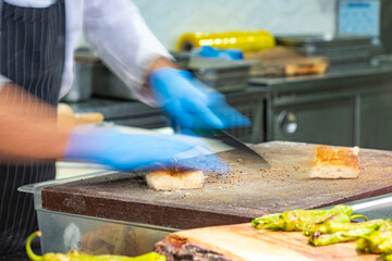 Kiymali pide. Turkish  pide with minced meat. Turkish pizza mince pita Pide. Bicak arasi,  Etli ekmek. Kusbasi kasarli, kiymali kasarli, kiymali yumurtali, Bafra, Trabzon, Kusbasili pide.