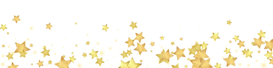 Magic stars vector overlay.  Gold stars scattered