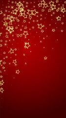Naklejka premium Christmas stars vector overlay.