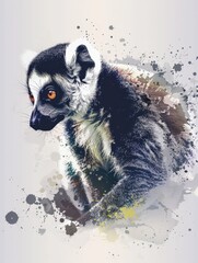Obraz premium Lemur Portrait