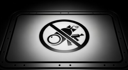 Anti-Violence Sign: Denouncing War, Representing Peace, And Symbolizing Anti-Gun Sentiment