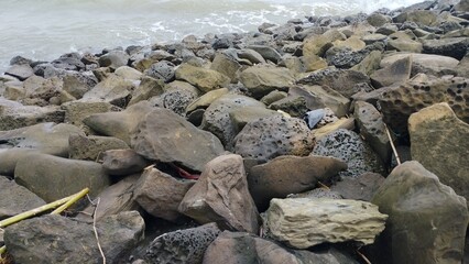 rocks in the sea