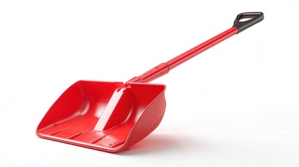 Snow shovel isolated on white background