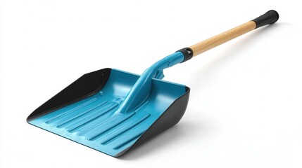 Snow shovel isolated on white background
