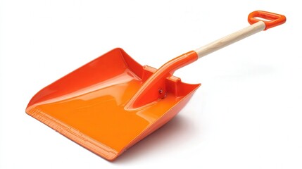 Snow shovel isolated on white background