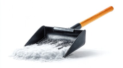 Snow shovel isolated on white background