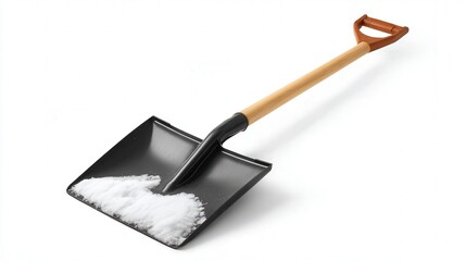 Snow shovel isolated on white background