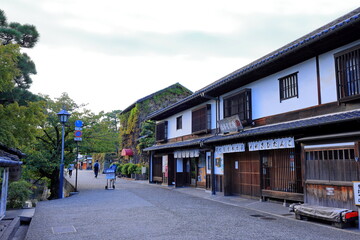 Kurashiki Bikan Historical Quarter, a tourist attraction in Kurashiki, Okayama, Japan